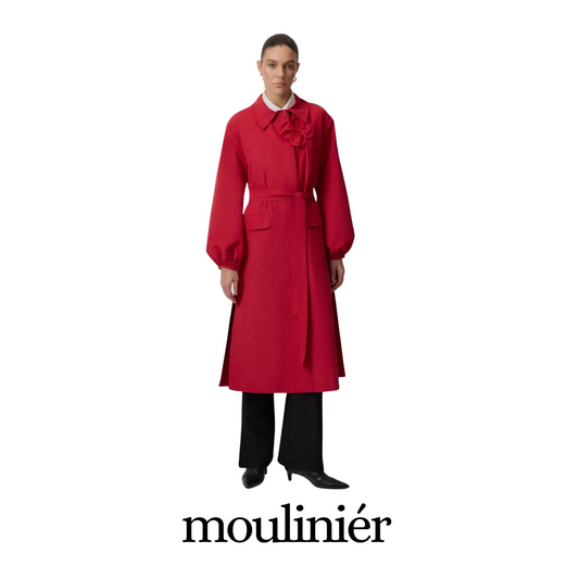 MANTEAU ROUGE ÉCLATANT